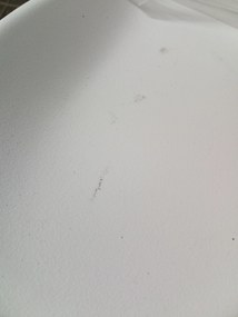 AKCIA Bielo-čierna stolička BALI MARK s bukovými nohami II. akosť