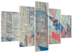 Obraz - Childe Hassam, Allies day, reprodukcia (150x105 cm)