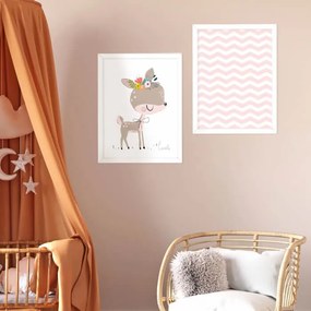 Obraz do detskej izby - Maľovaná srnka