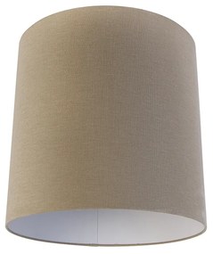Tienidlo na lampu z látky svetlohnedá 40/40/40