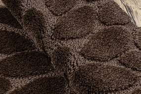 Sada kúpeľňových koberčekov SUPREME STONES kamienky, hnedá