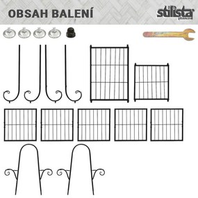 STILISTA stojan na rastliny, 102 x 76 x 24 cm, oceľ