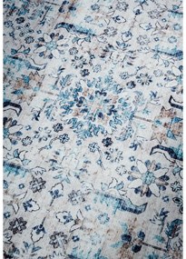 Svetlomodrý koberec 120x160 cm Saveh Cream Blue – Elle Decoration