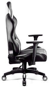 Herné kreslo Diablo X-Horn 2.0 King Size, čierno-biele