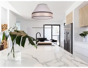 Duolla - Stropné svietidlo AVIGNON 1xE27/15W/230V pr. 50 cm béžová