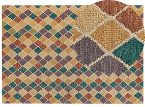 Vlnený koberec 160 x 230 cm viacfarebný KESKIN Beliani
