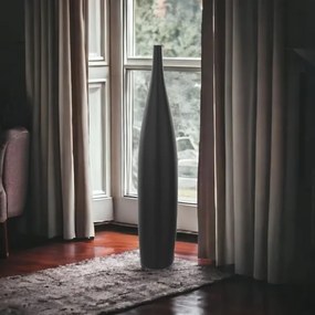 Keramická váza 70 cm, matná čierna