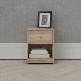 Nočný stolík v dekore duba s poličkami May - Tvilum