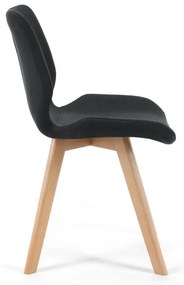 Set štyroch jedálenských stoličiek SJ.0159 čierne