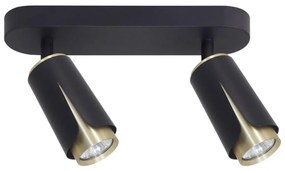 Bodové svietidlo FLOWER 2xGU10/8W/230V čierna