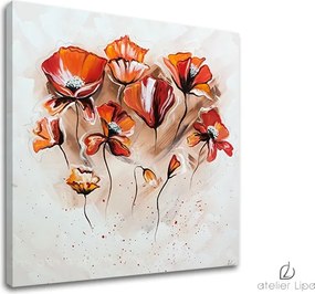 Autorská reprodukcia na plátne KVETY XOBAM026E1
