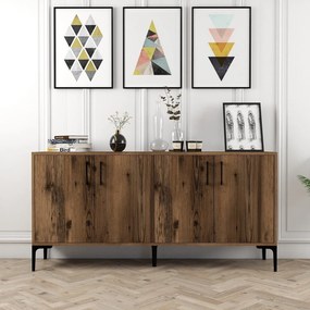 Konzolový stolík Kiev 160 - Walnut