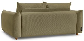 Zelená rozkladacia pohovka 214 cm Ernest – Bobochic Paris