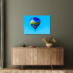 Sklenený obraz - Teplovzdušný balón (70x50 cm)