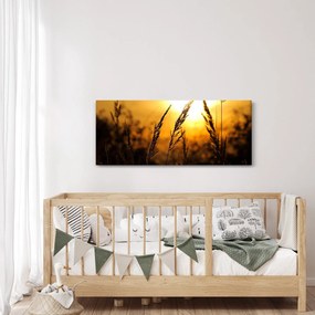 Obraz zapadajúceho slnka (120x50 cm)
