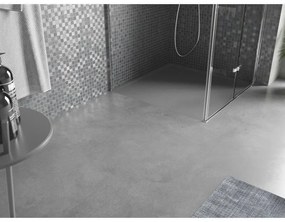 Mexen Amon, SMC štvorcová sprchová vanička 90 x 90 cm, šedá, 4F619090