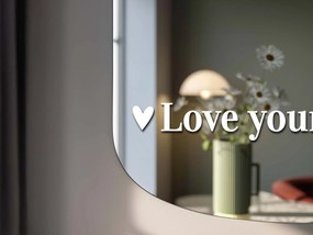 Nálepka na zrkadlo S36 – Love yourself always.