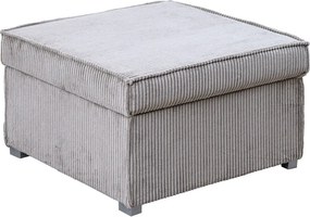 Taburet SMART COSARO XL s úložným priestorom 71x71 cm, béžový