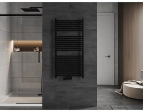 Mexen Mars, vykurovacie teleso 1200 x 600 mm, 617 W, čierna, W110-1200-600-00-70