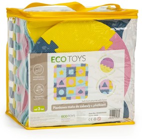 EcoToys Detská penová podložka - puzzle 37 prvkov