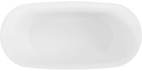 Mexen Siena, voľne stojaca vaňa z konglomerátu 170 x 80 cm, biela lesklá, 57291708010