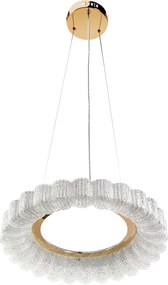 Toolight Toolight, LED stropné svietidlo 40cm, 24W, 4000K, 2500lm, MS018-CP, ružové zlato, OSW-09630
