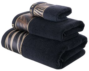 FROTÉ UTERÁK EVA MINGE11 50X90 CM ČIERNA