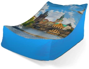 Sablio Sedací vak Lounge Praha Karlov most 2 - 120 x 100 x 80 cm