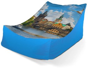 Sablio Sedací vak Lounge Praha Karlov most 2 - 120 x 100 x 80 cm