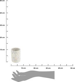 Kúpeľňový pohár Terrazzo, kombinácia farieb, 200 ml