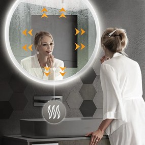 Tutumi Tutumi, okrúhle LED kúpeľňové zrkadlo 50cm FFJ50, HOM-02836