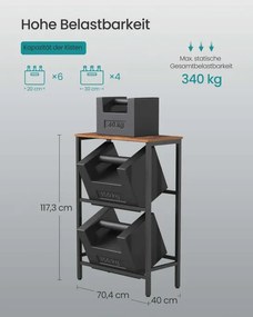 Regál na prepravky BSC373K01