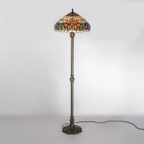 Brilagi - Tiffany vitrážová stojacia lampa LUISA 2xE27/60W/230V
