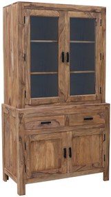 furniture-nabytek.cz - Vitrína z masívu z dreva palisander 100x180x50