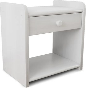 Nočný stolík Ilona, biela