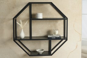 Nástenná polica Slim Line 75cm čierny jaseň
