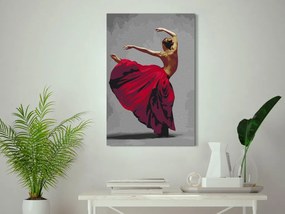Obraz - maľovaný podľa čísel Red Skirt