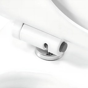 Rea Gustavo, závesná WC misa + toaletné sedadlo, biela, REA-C1652