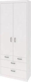 Mega 72, biela Policová skriňa Mega 76, biela