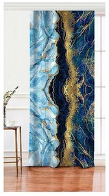 Záves v modro-zlatej farbe 140x260 cm - Mila Home