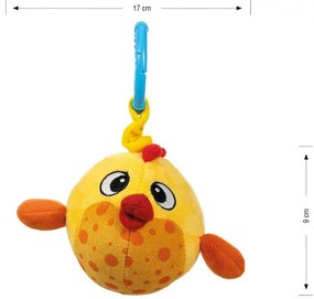 Závesná plyšová hračka Baby fish 2882 žltá