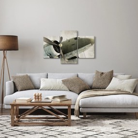 Obraz - Staré vrtuľové lietadlo (90x60 cm)