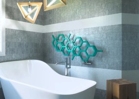 Terma Hex 821x486 vodný radiátor Soft 9005 ZX
