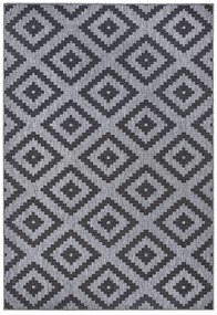 NORTHRUGS - Hanse Home koberce Kusový koberec Twin-Wendeteppiche 105461 Night Silver – na von aj na doma - 240x340 cm