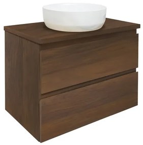 Kúpeľňová skrinka s krycou doskou SAT B-Way 59x50x45 cm orech mat BWAY260NUTDESK, 1 ks