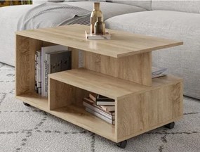 Konferenčný stolík na kolieskach Astor, dub sonoma%