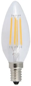Diolamp LED Filament Candle žiarovka číra C35 6W/230V/E14/4000K/770Lm/360°