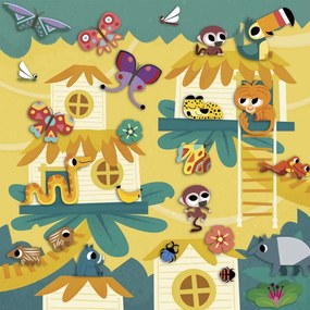 My arts&crafts - Samolepky - Zvieratká z džungle