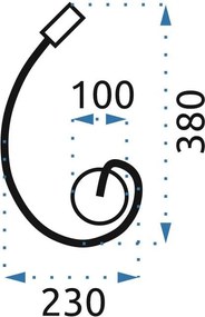 Toolight - Nástenné svietidlo Loft 1xE27 60W APP743-1W, čierna, OSW-01108