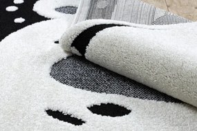 Koberec JOY Teddy krém / čierny